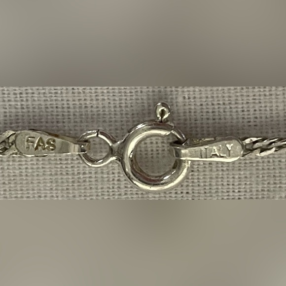 Sterling Silver 925 Italy Ball Bead Chain 22” Necklace - Picture 7 of 7